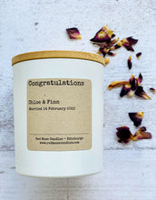 Load image into Gallery viewer, Personalised Congratulations Candle