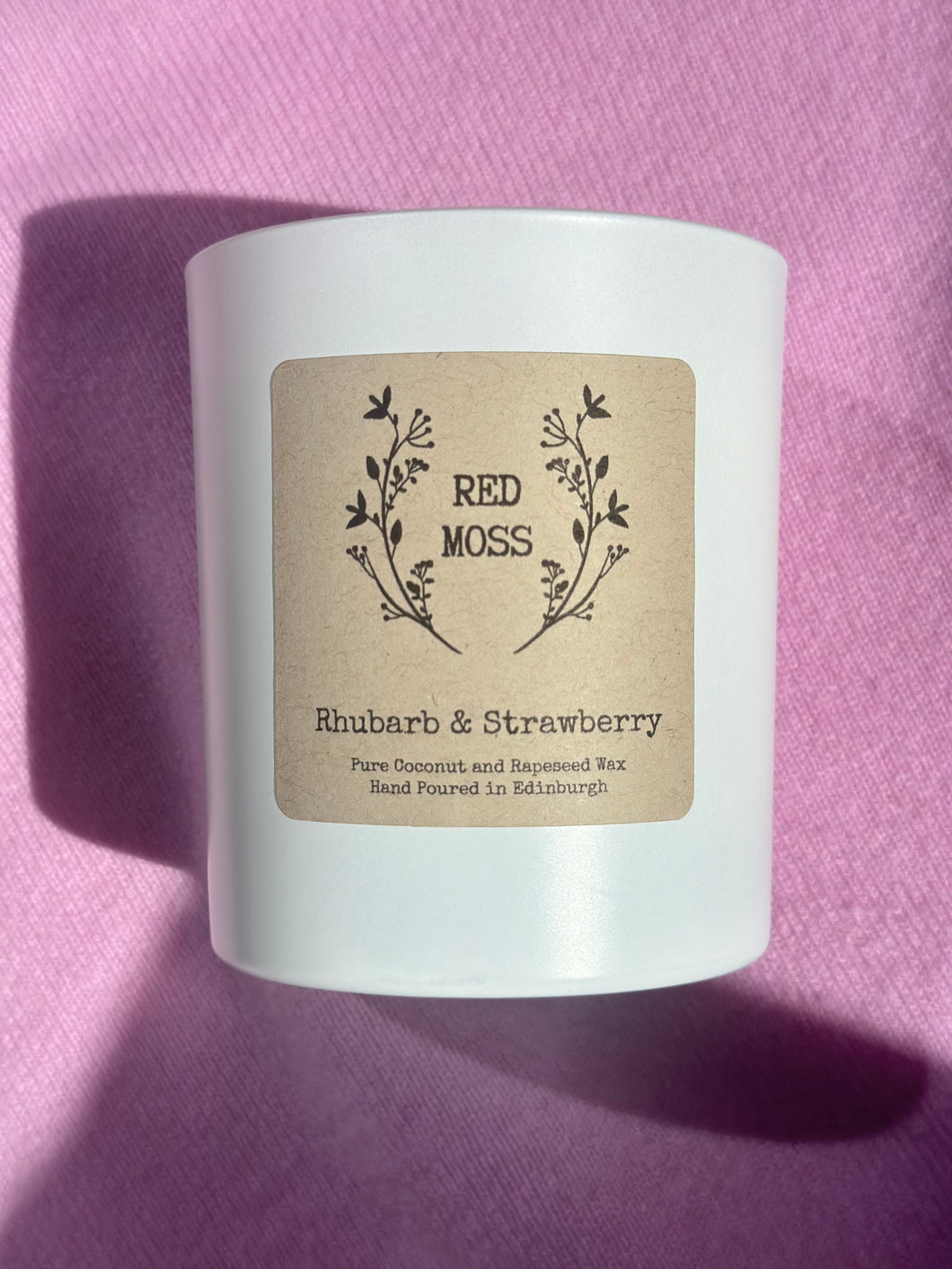 Rhubarb & Strawberry Candle