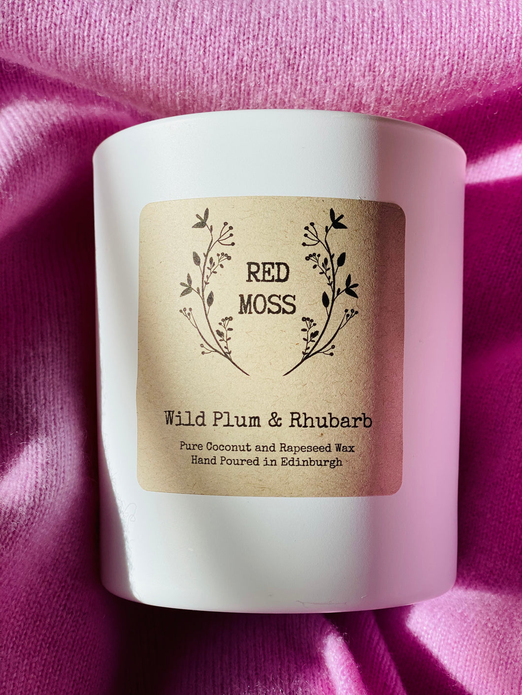Wild Plum & Rhubarb Candle